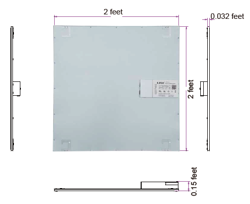 32w 2x2 Panel LED